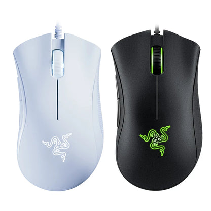 Mouse Gamer Razer DeathAdder Essential Original com Sensor Óptico de 6400 DPI | 5 Botões Programáveis | USB para PC e Notebook