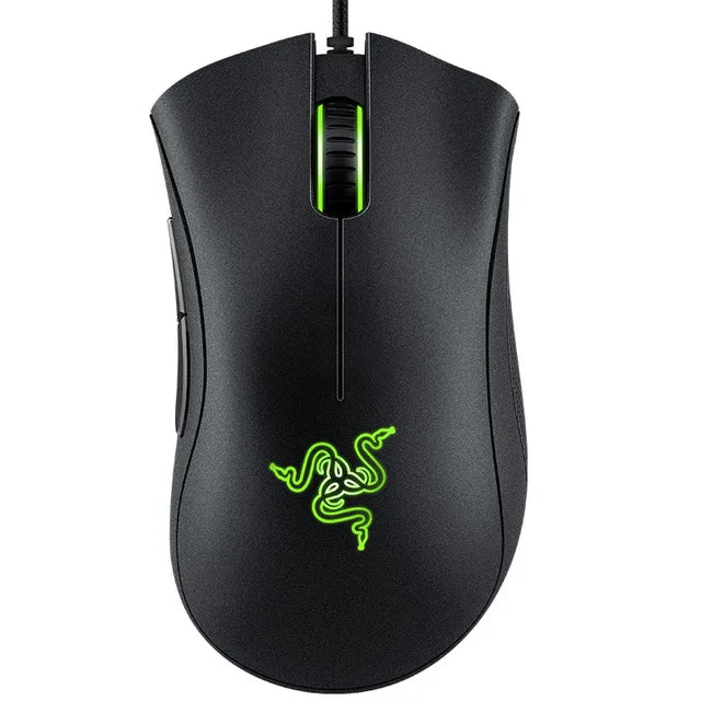 Mouse Gamer Razer DeathAdder Essential Original com Sensor Óptico de 6400 DPI | 5 Botões Programáveis | USB para PC e Notebook