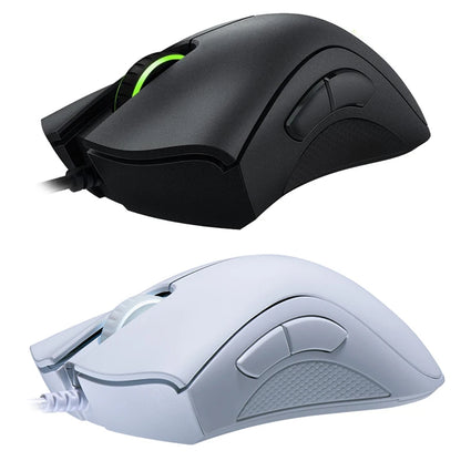 Mouse Gamer Razer DeathAdder Essential Original com Sensor Óptico de 6400 DPI | 5 Botões Programáveis | USB para PC e Notebook