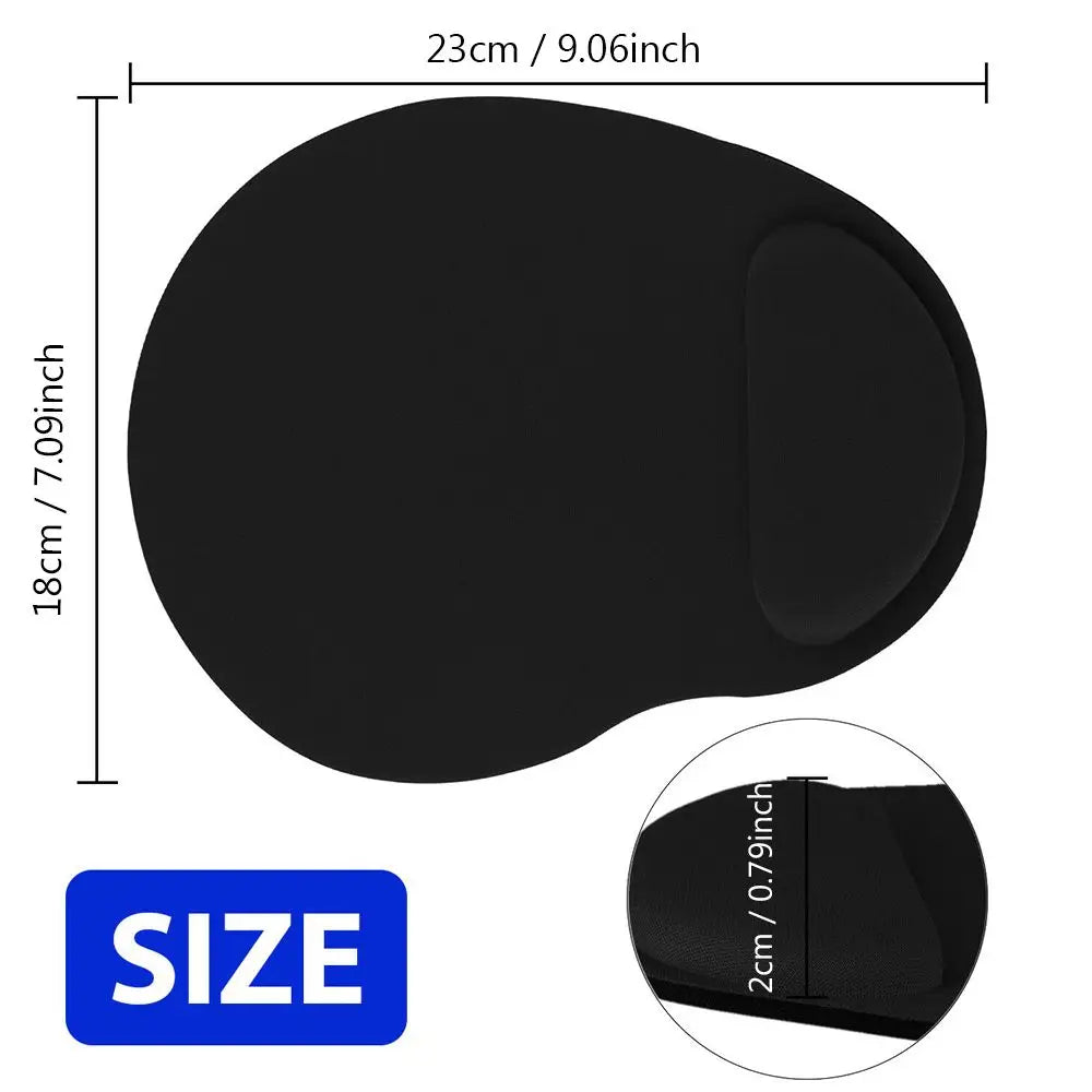 Mouse Pad Ergonômico com Descanso para Punho | Confortável | Antiderrapante