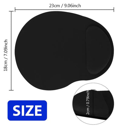 Mouse Pad Ergonômico com Descanso para Punho | Confortável | Antiderrapante