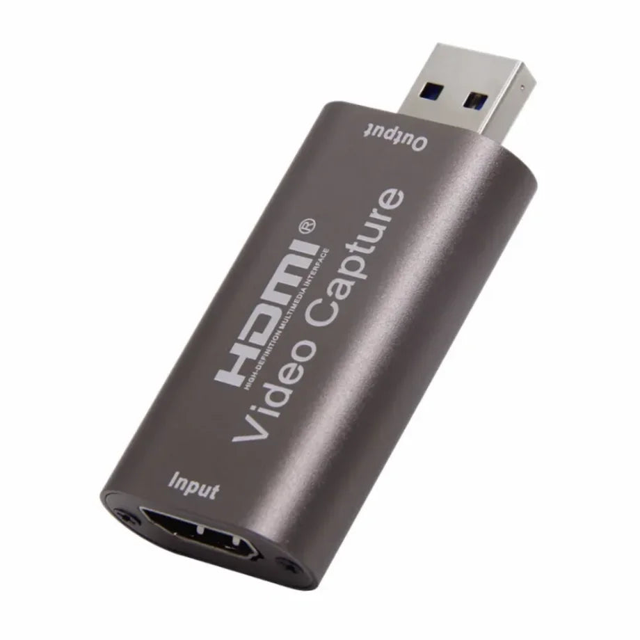 Placa de Captura HDMI USB 3.0 4K | Full HD 1080P | Para Streaming e Gravação