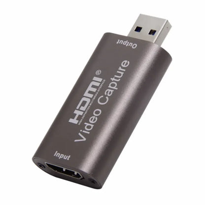 Placa de Captura HDMI USB 3.0 4K | Full HD 1080P | Para Streaming e Gravação