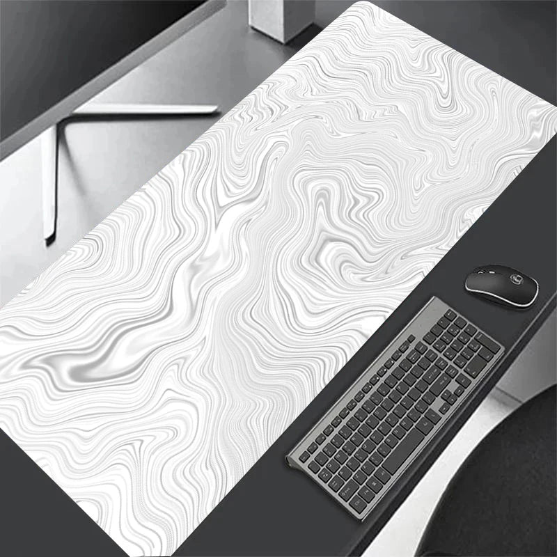 Mouse Pad Gamer XXL 90x40 cm com Estampa Líquida Strata | Base Antiderrapante | Superfície Macia para PC, Notebook e Setup Gamer