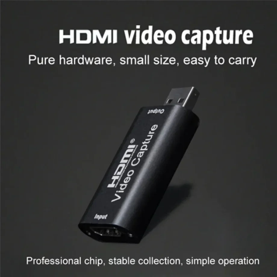 Placa de Captura HDMI USB 3.0 4K | Full HD 1080P | Para Streaming e Gravação