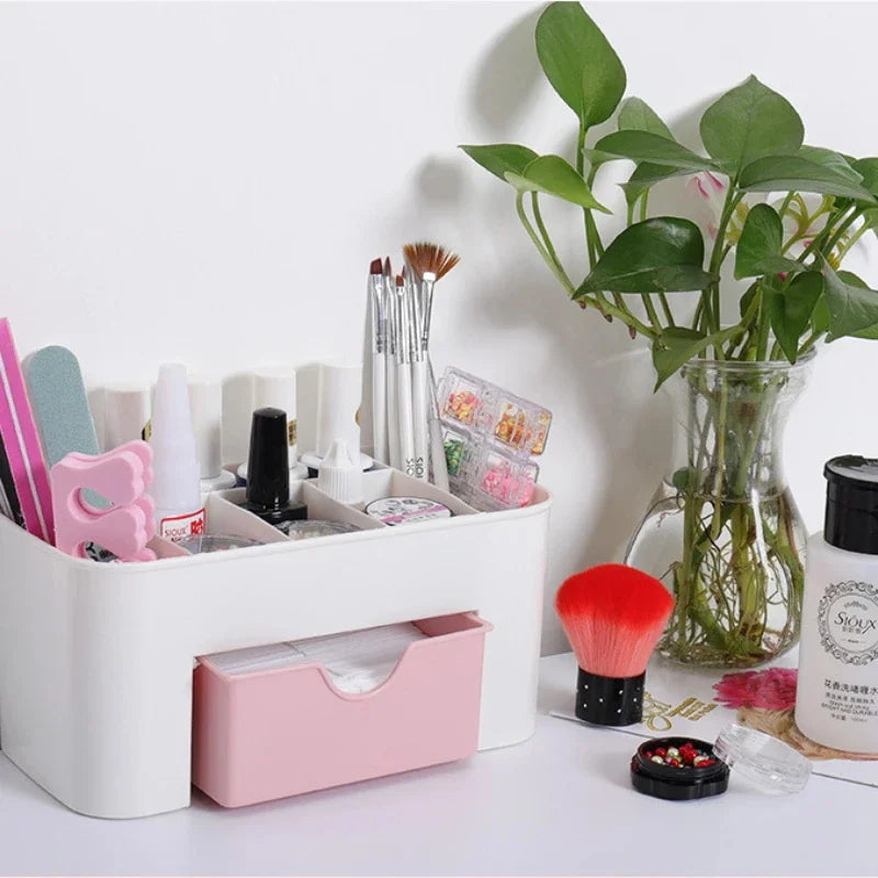 Organizador Premium para Maquiagem e Acessórios | Ideal para Pincéis, Máscaras Faciais e Joias