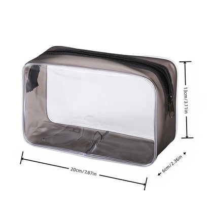 Necessaire Transparente Premium | Porta Maquiagem, Cosméticos e Produtos de Higiene