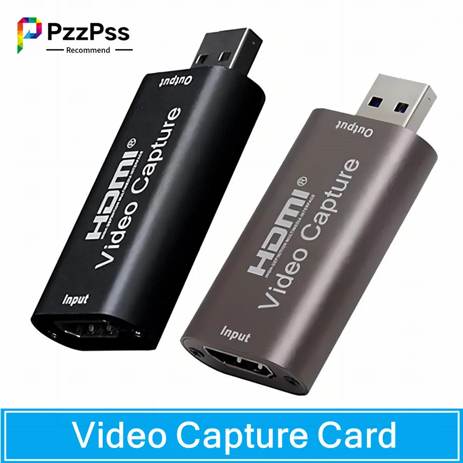 Placa de Captura HDMI USB 3.0 4K | Full HD 1080P | Para Streaming e Gravação