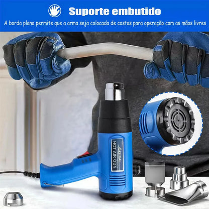 Pistola de Ar Quente com Dupla Temperatura 2000W