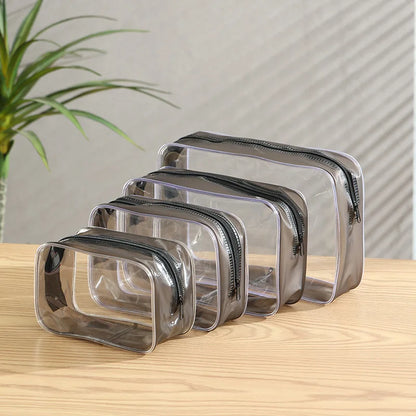 Necessaire Transparente Premium | Porta Maquiagem, Cosméticos e Produtos de Higiene