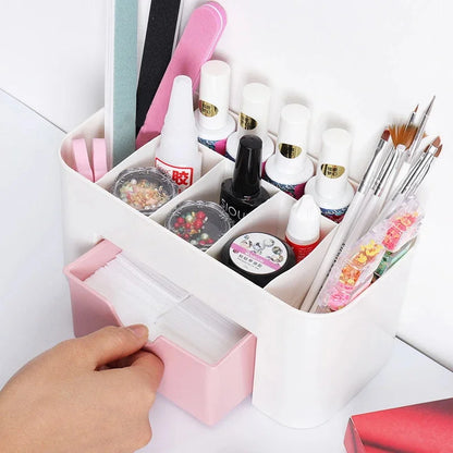 Organizador Premium para Maquiagem e Acessórios | Ideal para Pincéis, Máscaras Faciais e Joias