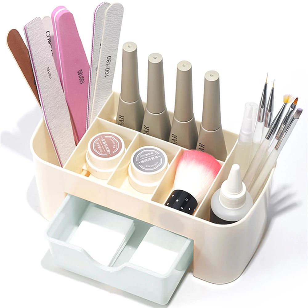 Organizador Premium para Maquiagem e Acessórios | Ideal para Pincéis, Máscaras Faciais e Joias