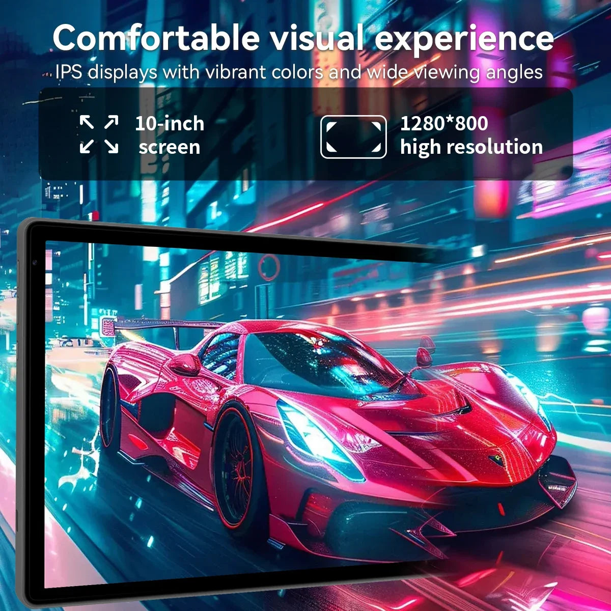 Tablet URAO 10 Polegadas Android 15, 8 Núcleos, 24GB+128GB, Expansão até 1TB, WiFi6, Câmeras 5MP+8MP, com Caneta, Teclado, Mouse, Fone de Ouvido - Kit PC PAD