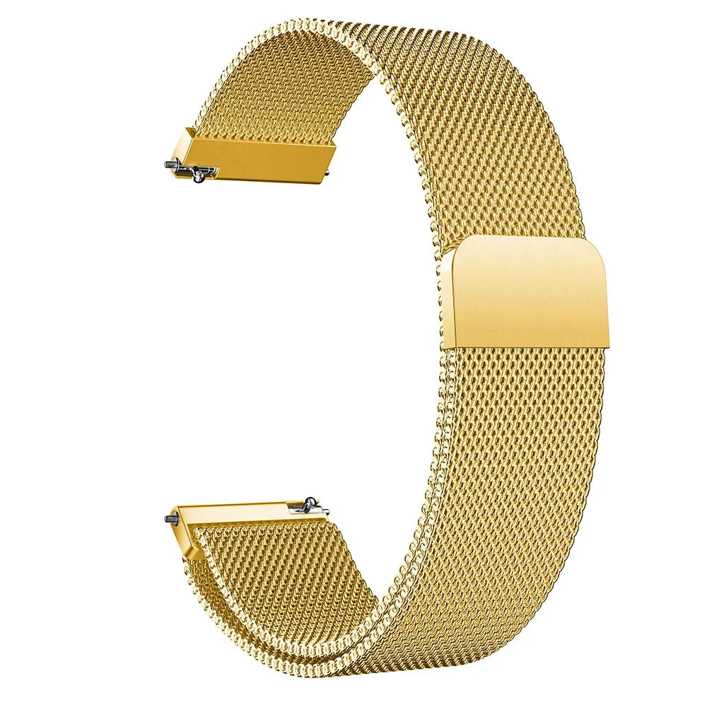 Pulseira Milanesa para Relógio Amazfit | Fecho Magnético Seguro | Estilo Premium